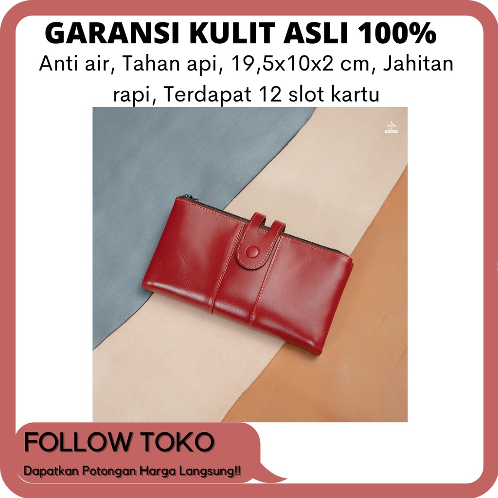 Dompet Kulit Wanita Alona Geisha Wallet