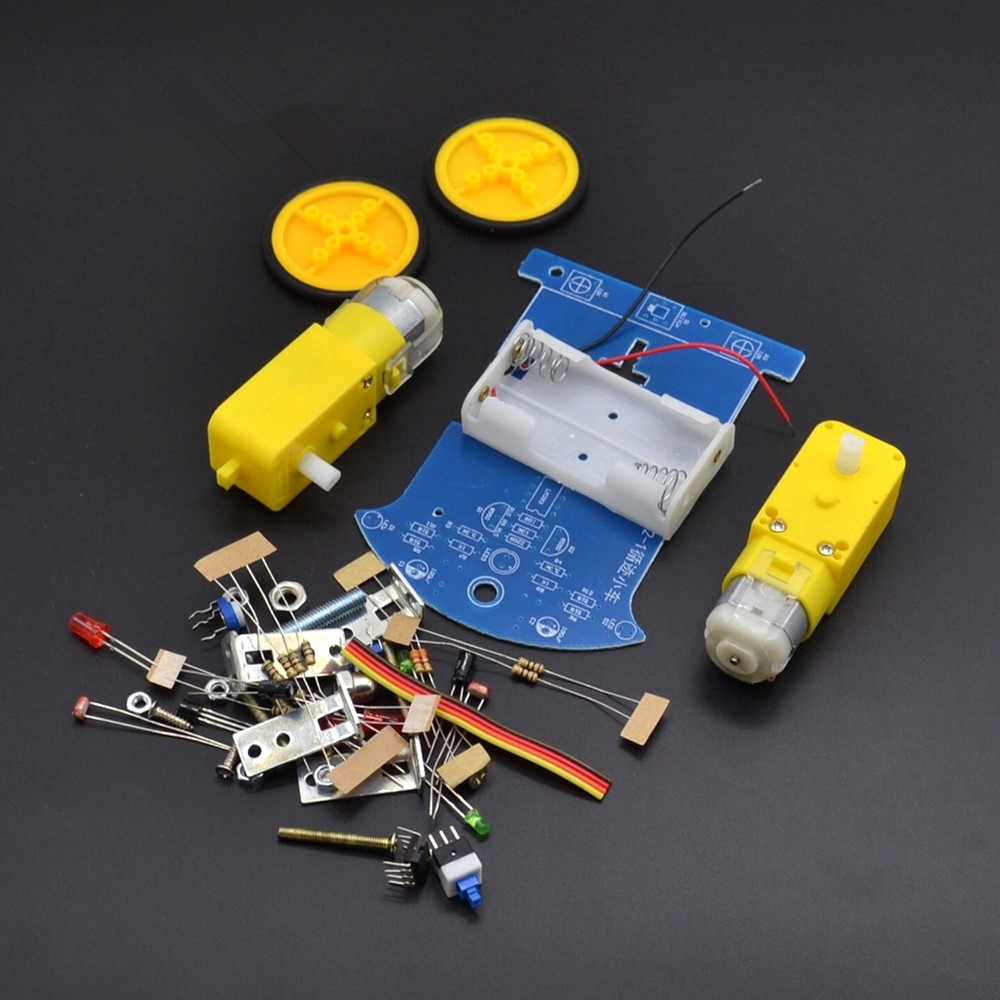 [IN STOCK/COD]d2-1 DIY Track Mobil Smart Photosensitive LM393 untuk Robot Elektrik