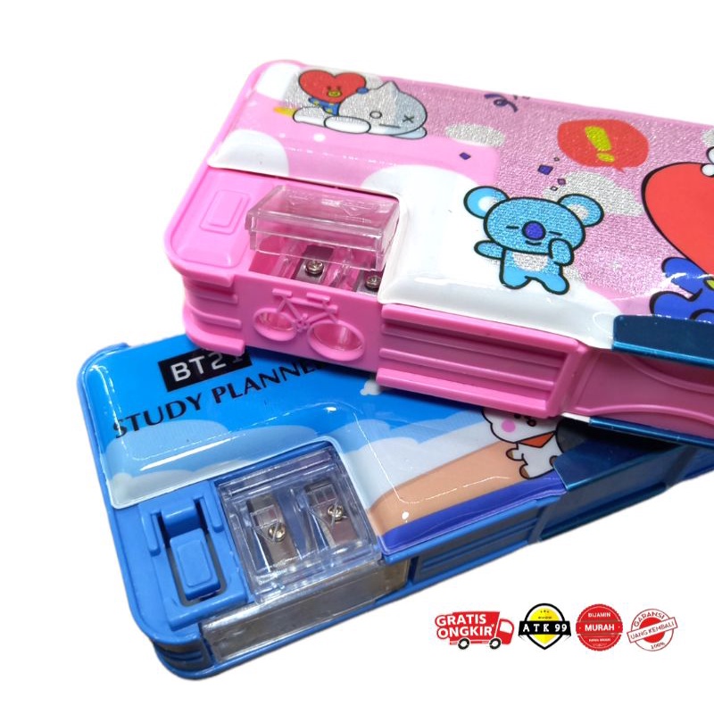 DISGRIP/Kotak pensil magnet+rautan/disgrip magnet/tempat pensil-3