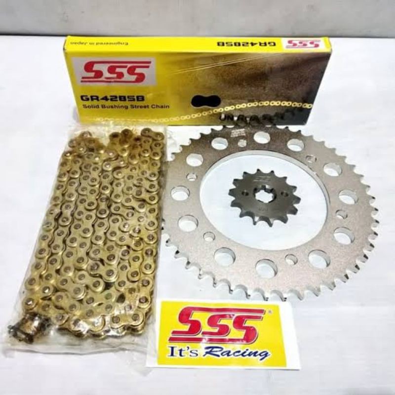 Gear ger gir Set SSS 428 RX King, Jupiter Z, Vega, F1ZR, MX