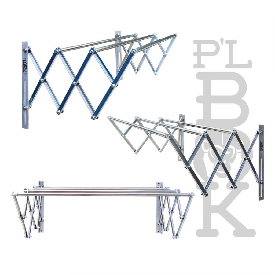 Jemuran Dinding Lipat PLBOK 200cm Anti Karat