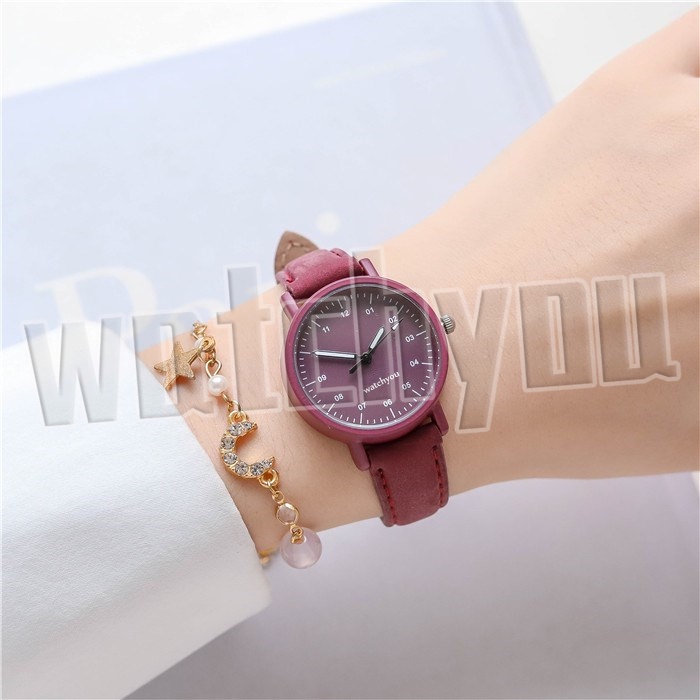 Jam Tangan Wanita Korea Simple A0160  Retro Fashion Watches