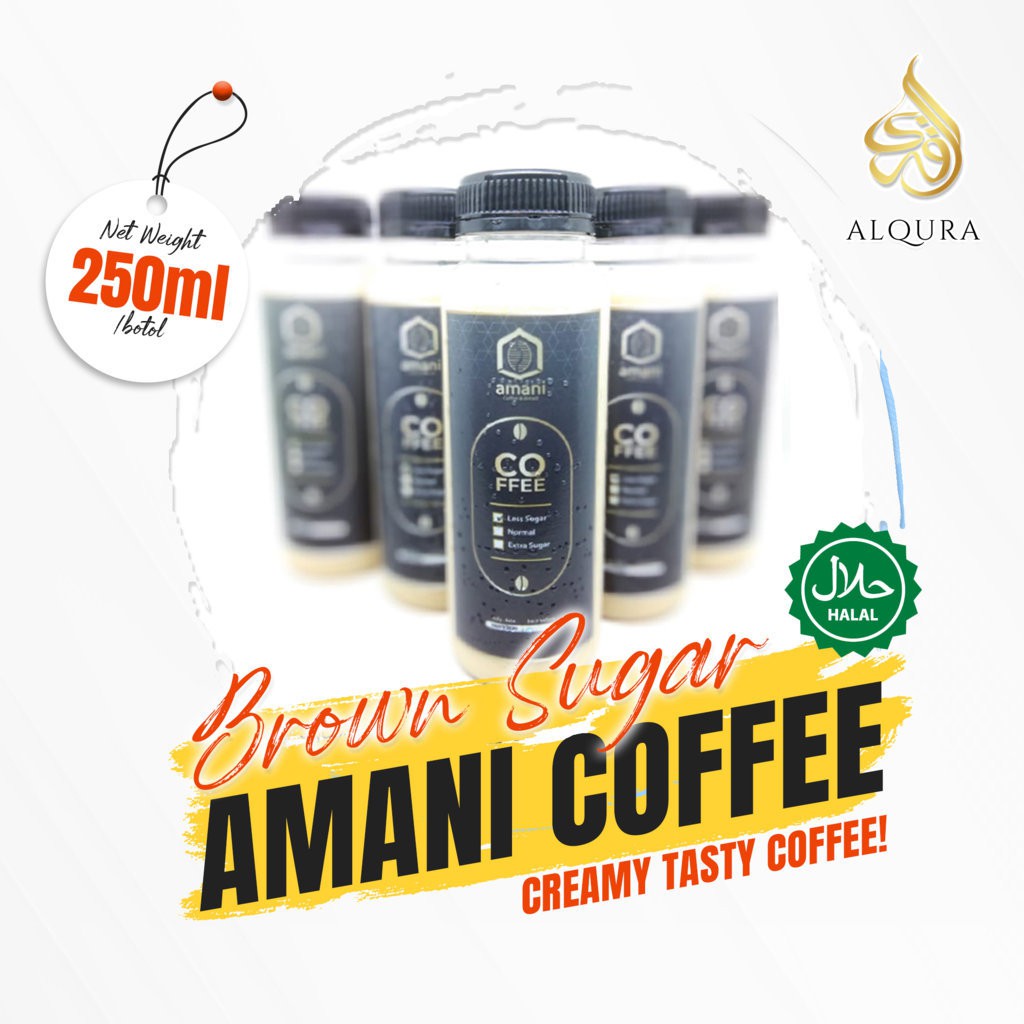 

Amani Coffee Late Palm Sugar | Amani Kopi Susu Gula Aren 250ml