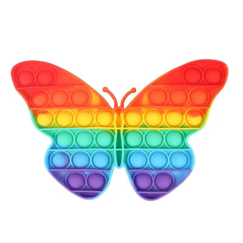 Mainan pop it murah Popit Pop its rainbow multicolor Fidget Toy ⭐ Toko11 ⭐-Kupu-kupu