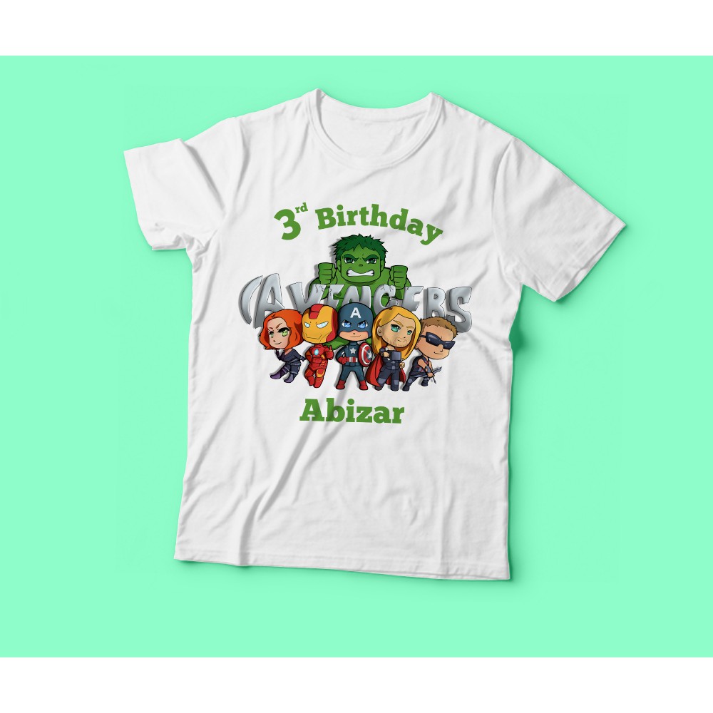 Kaos Avengers Couple | Kaos Avengers Ultah | Kaos Avengers Faily | Kaos Avengers Bebas Desain