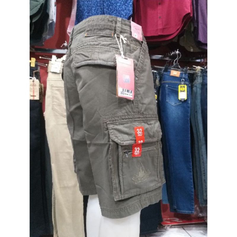 Celana CARDENAL Cargo Pendek Pria 33-38 Jumbo