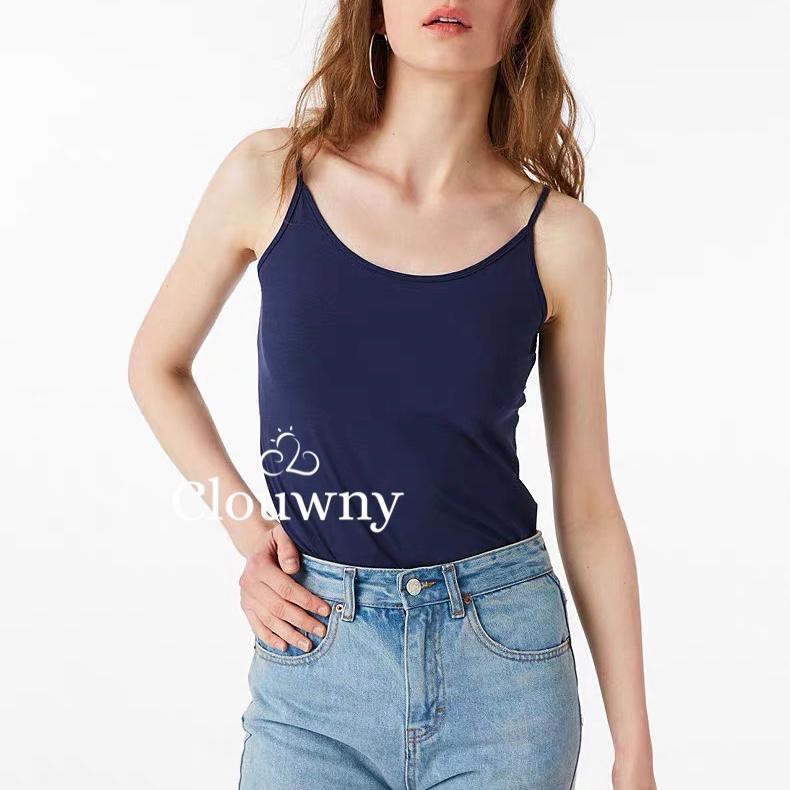 CLOUWNY - Basic Tanktop - Tanktop Wanita - Fashion Wanita-6