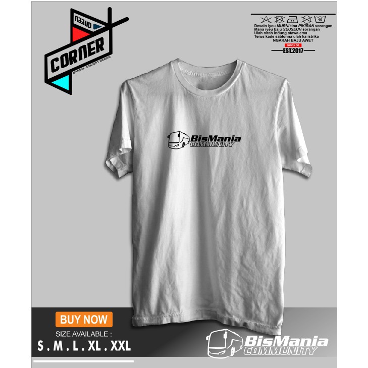 terbaru KAOS BAJU BISMANIA BIS MANIA COMMUNITY - ORIGINAL MERCH kapake CONCEPT   -mitra