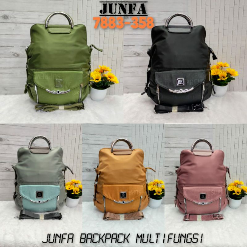 TAS RANSEL JUNFA ORIGINAL 7883-358 TAS WANITA_ TAS KERJA