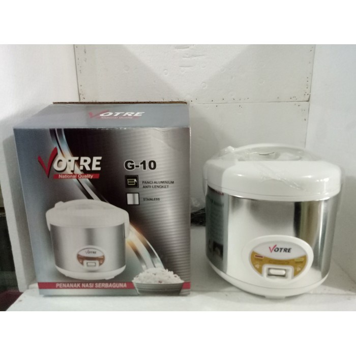 Votre G10 Rice Cooker kapasitas 1.2 Liter Anti Lengket PROMO