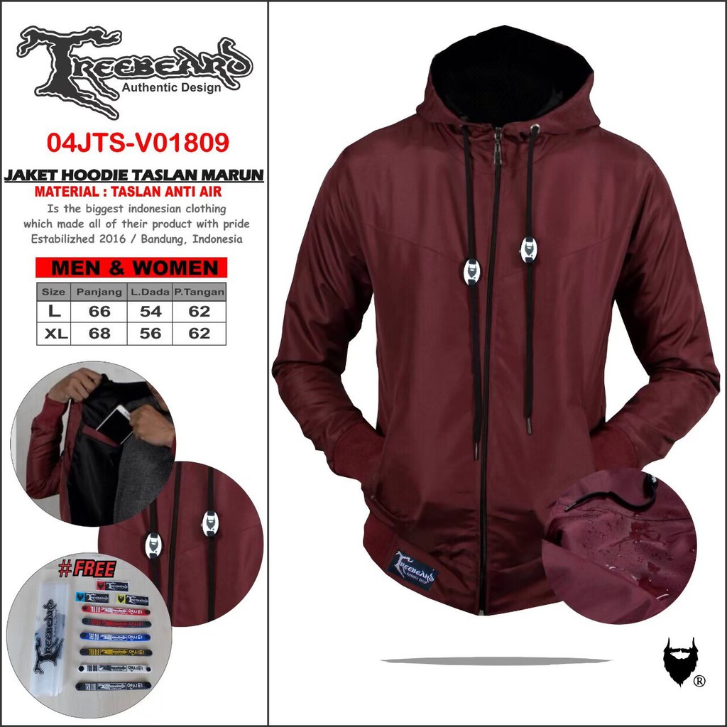 TERPOPULER ! Jaket Outdoor Taslan Waterproof - Jaket Pria - Jaket Gunung - Jaket Motor