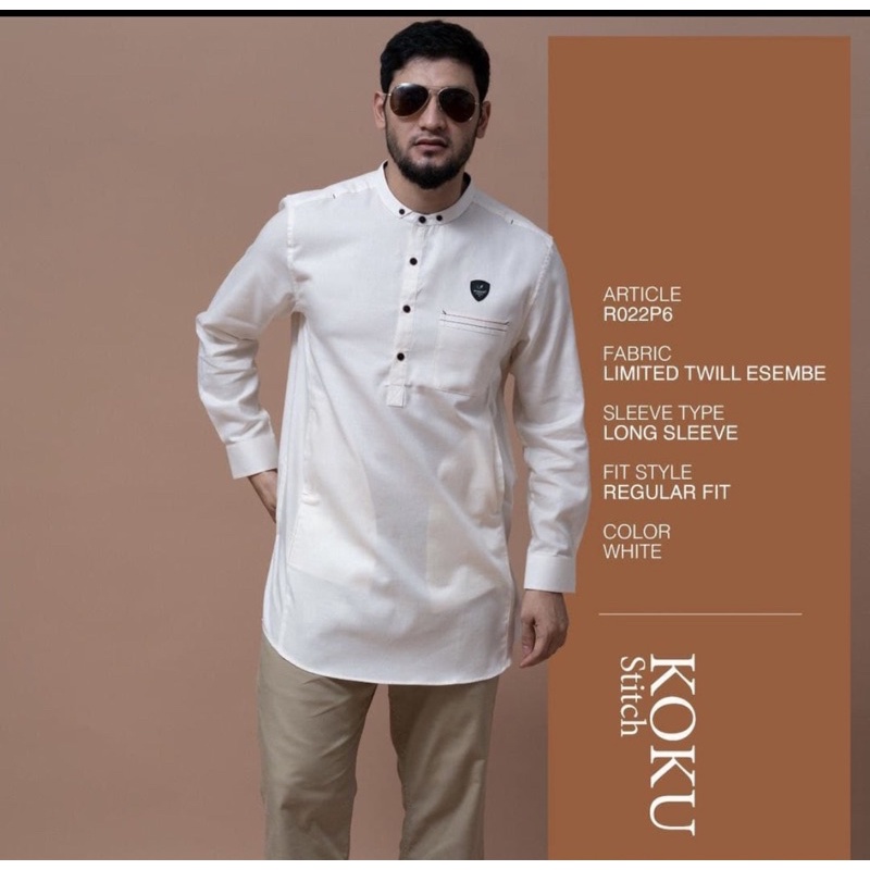 Baju Koku Stitch SAMASE koko kurta Lengan panjang R022P