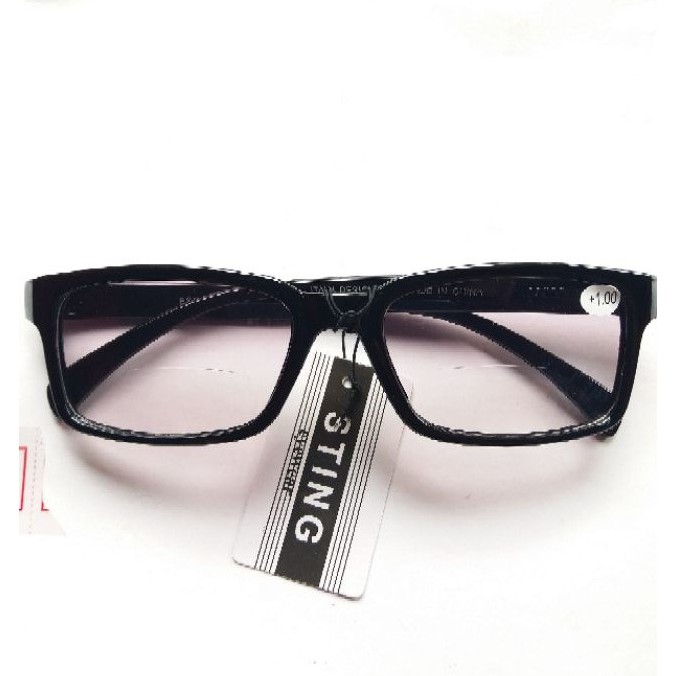 Kacamata Baca Plus Lensa Dobel Untuk Jalan dan Baca +1.00 sd +3.00 Pria Wanita ES015R