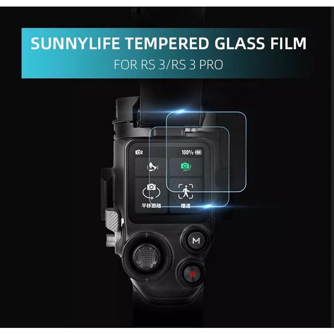 Sunnylife Screen Protective Film Tempered Glass DJI RS 3 / RS 3 Pro