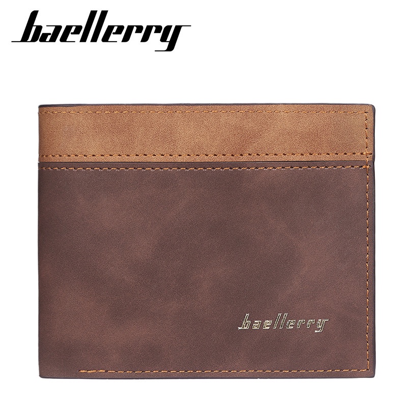 ORIGINAL BAELLERRY DOMPET UANG LIPAT TEBAL BAHAN KULIT SINTETIS DR036