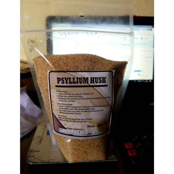 

jual psylium psyllium husk powder diet serat alami 250 gram