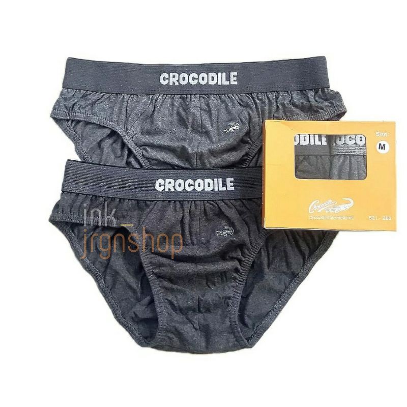 CELANA DALAM PRIA (1 BOX ISI 2 PCS) / CELANA DALAM PRIA DEWASA CROCODILE / CD SEMPAK PRIA