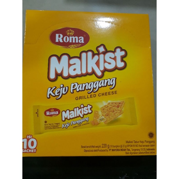 

Malkist Keju Panggang - Netto 10pcs x 22g