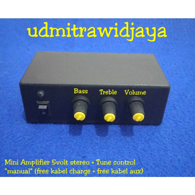 Mini amplifier 5volt 5V stereo + plus Tune control manual bluetooth free charge+aux dijamin ngeBass! harga grosir bisa hub kami