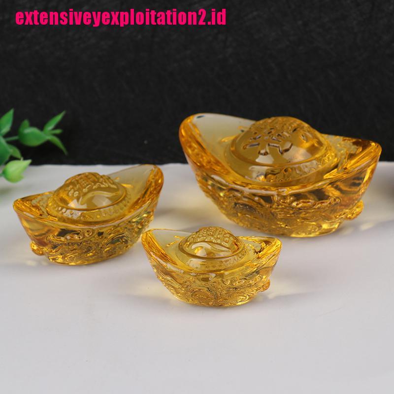 &lt; E2id &amp; &gt; Ornamen Naga Feng Shui Yuan Bao