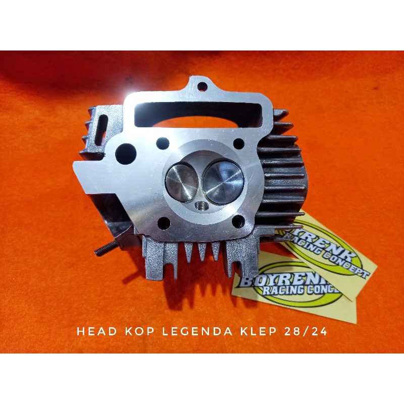 HEAD KOP LEGENDA UKURAN KLEP 27/23 28/24 - BOYRENK RACING CONCEPT