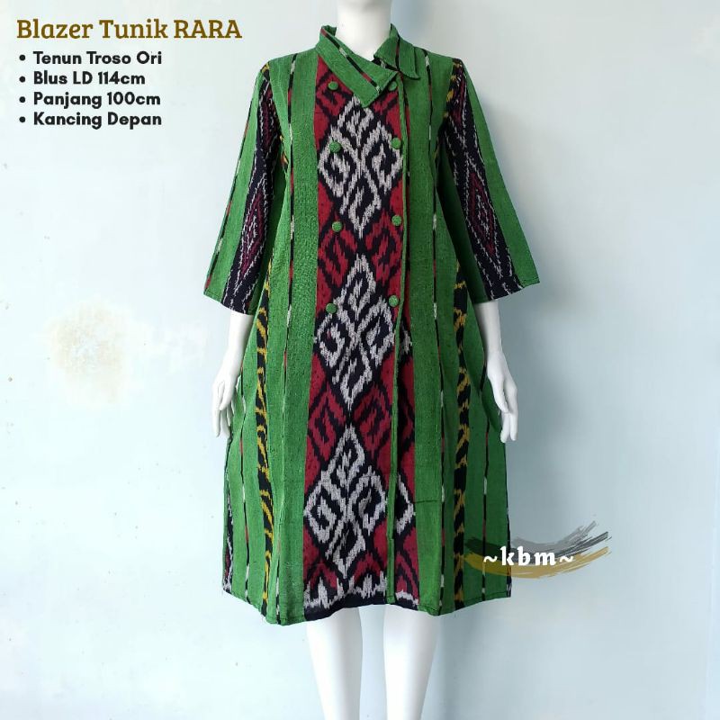 Tunik Blazer Tenun Rara