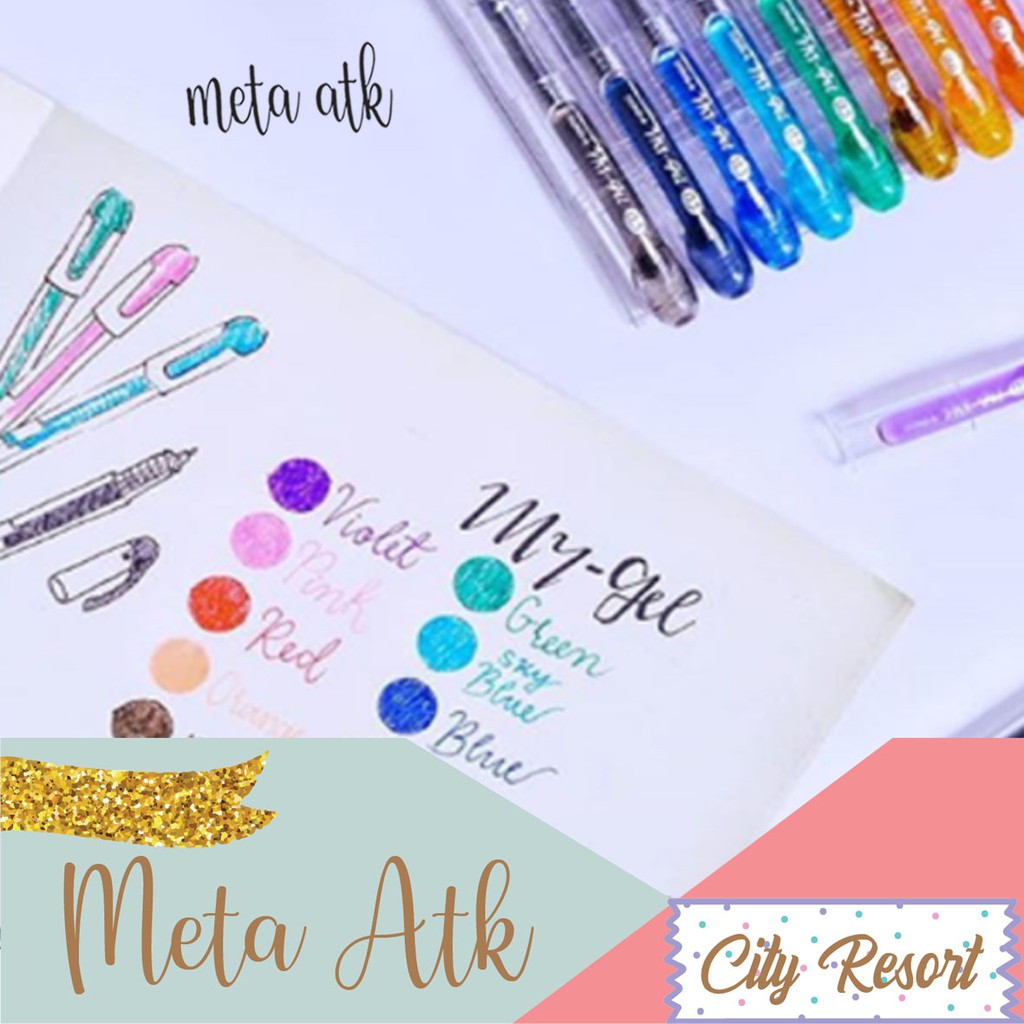 

Pulpen / Gel Pen My-Gel Dong-A 0.6mm 1pc