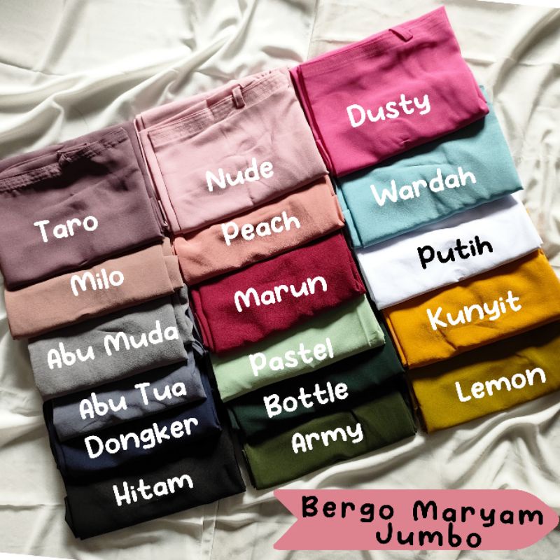 BERGO MARYAM JUMBO 1 KG ISI 11 PCS