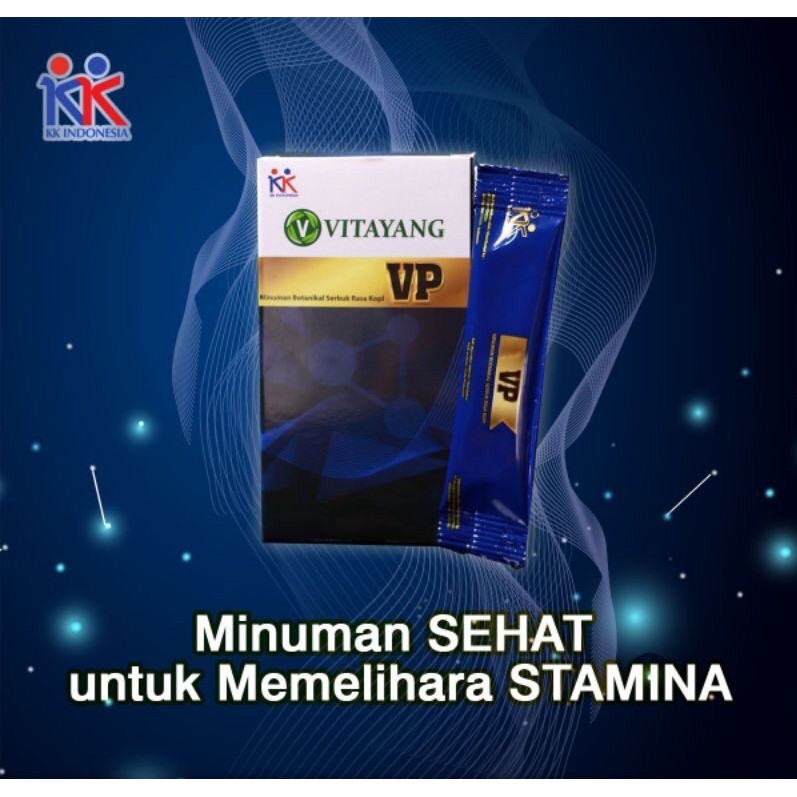 Vitayang VP Kesuburan Vitalitas Pria Herbal Bahan Alami Botanikal Serbuk Rasa Kopi KK Indonesia