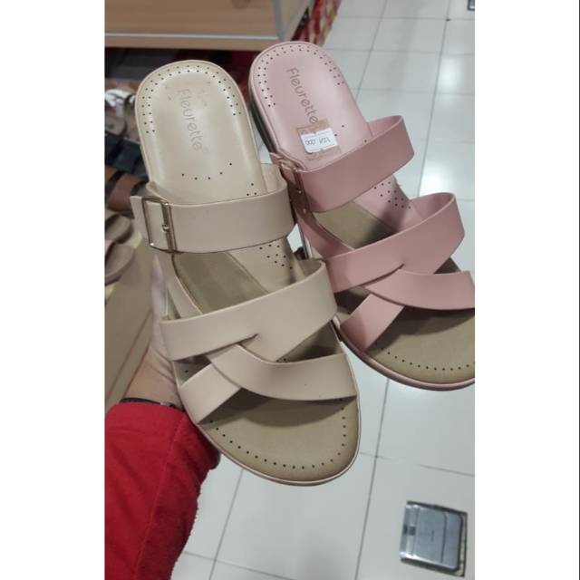 Sepatu wanita fleurette sandal wedges