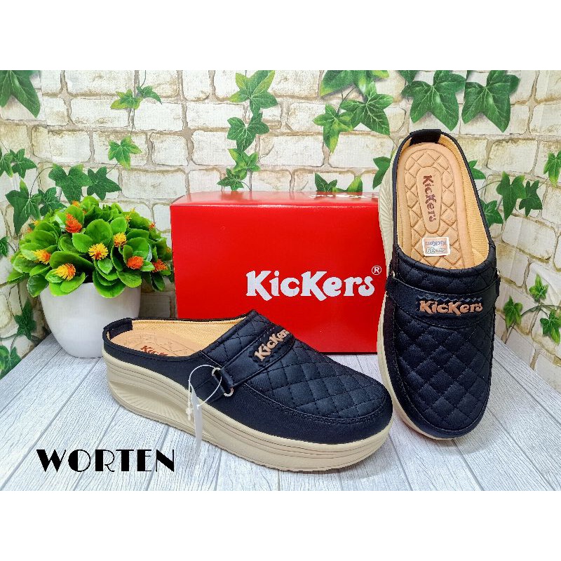 Sepatu sandal wedges kickers terbaru/Sandal wedges wanita terbaru