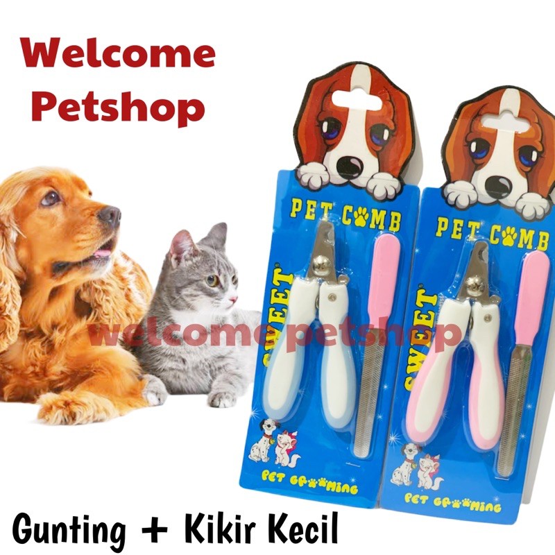 Gunting Kuku &amp; Kikir Kuku Kecil untuk Hewan / Gunting Kuku Anjing / Gunting Kuku Kucing