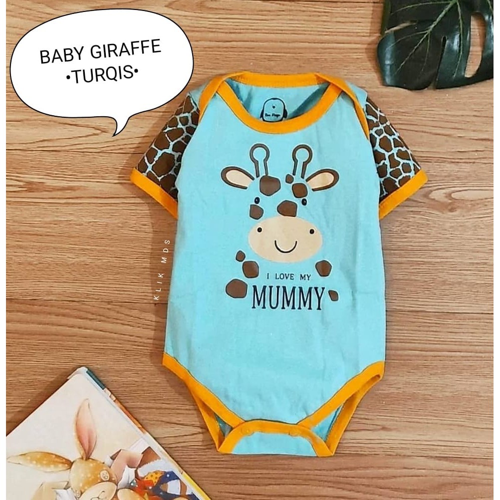 Klik Mds Jumper Anak Bayi Baby Giraffe 1 Ukuran Usia 0-6 Bulan