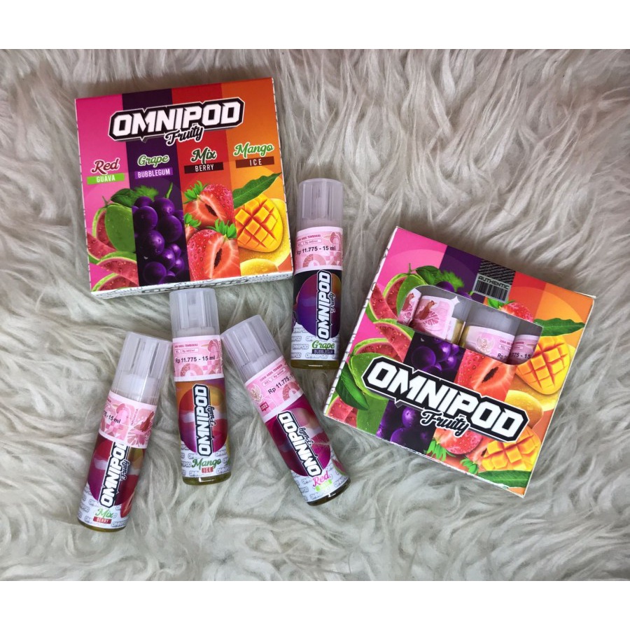 NEW LIQUID OMNIPOD FRUITY PODS FRIENDLY FOUR IN 1 PACK LIQUID