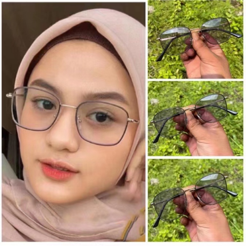 Kacamata Photochromic Anti Radiasi Anti Blue Light Untuk Pria Dan Wanita