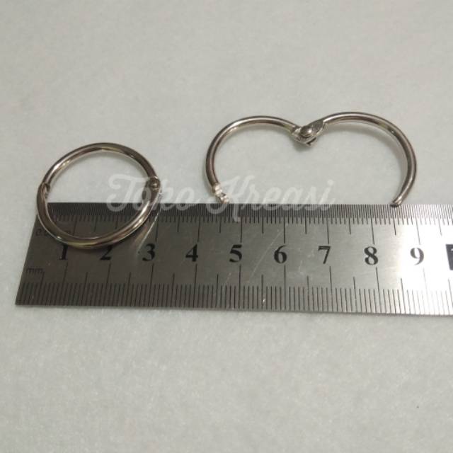 Ring Blinder / ring buka tutup / ring hidup / ring scrapbook 30mm (per pc)