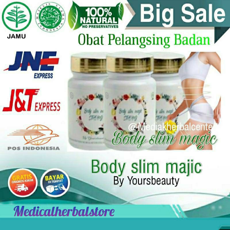 Body Slim Magic Strong Asli Obat Pelangsing Badan By Yoursbeauty Original