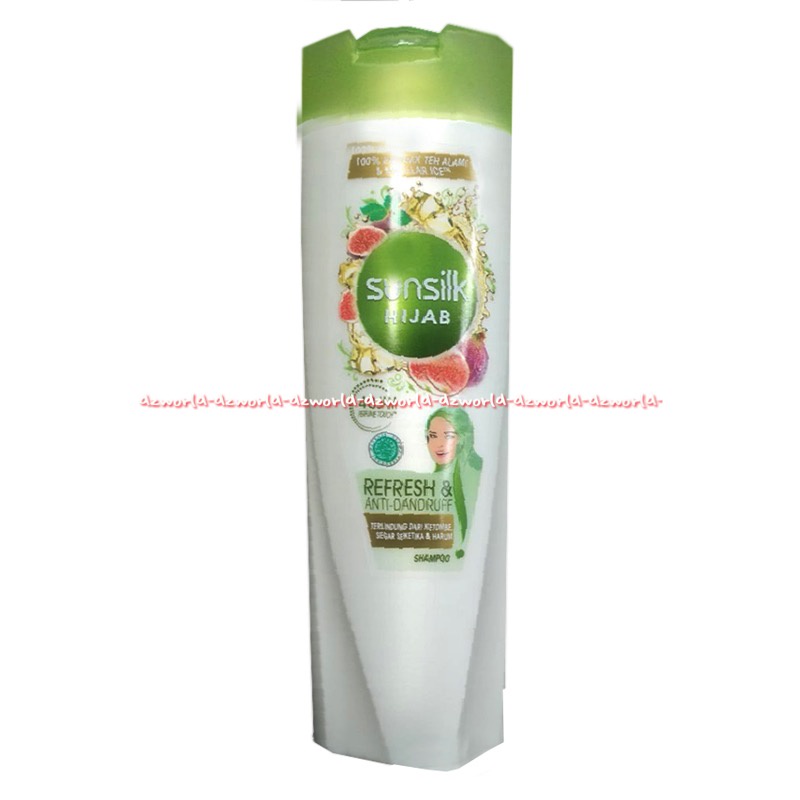 Sunsilk Shampoo Hijab Refresh 170ml Sunsil Hijau Sampoo Jilbab Sansil