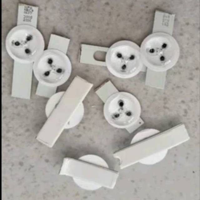 Lampu Led Backlight TV universal 3Volt 1led 3v 1Mata 3 volt Samsung LG Sharp Toshiba Sony Panasonic