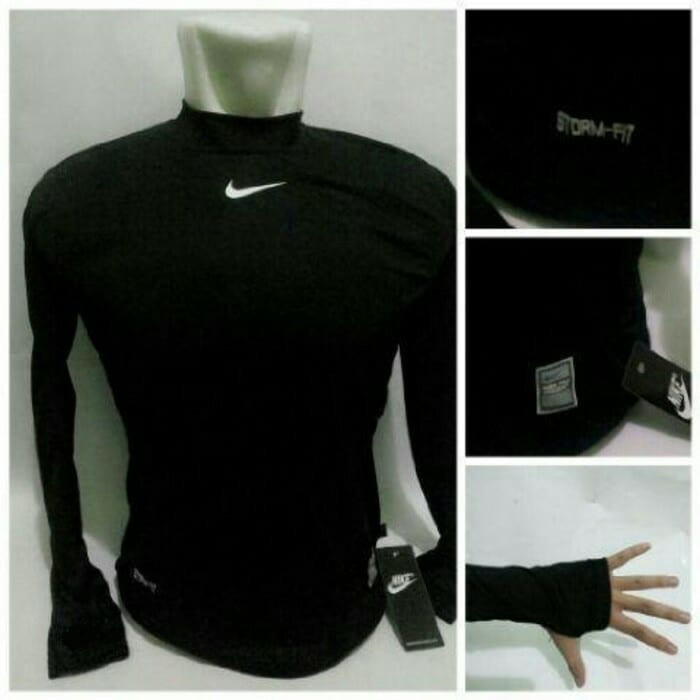 Baselayer Manset Big size xxl nike - Hitam XL TERJANGKAU TERMURAH