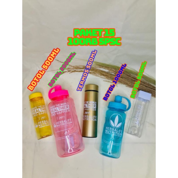 Botol Herbalife ( Botol paketan)