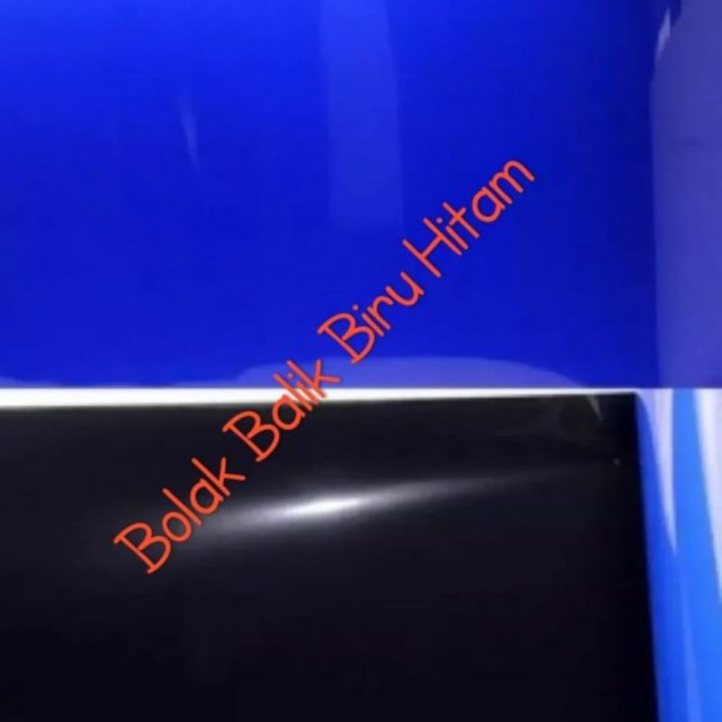 Background Aquarium Polos Biru Hitam WallPaper Aquarium Polos Tinggi 40 cm