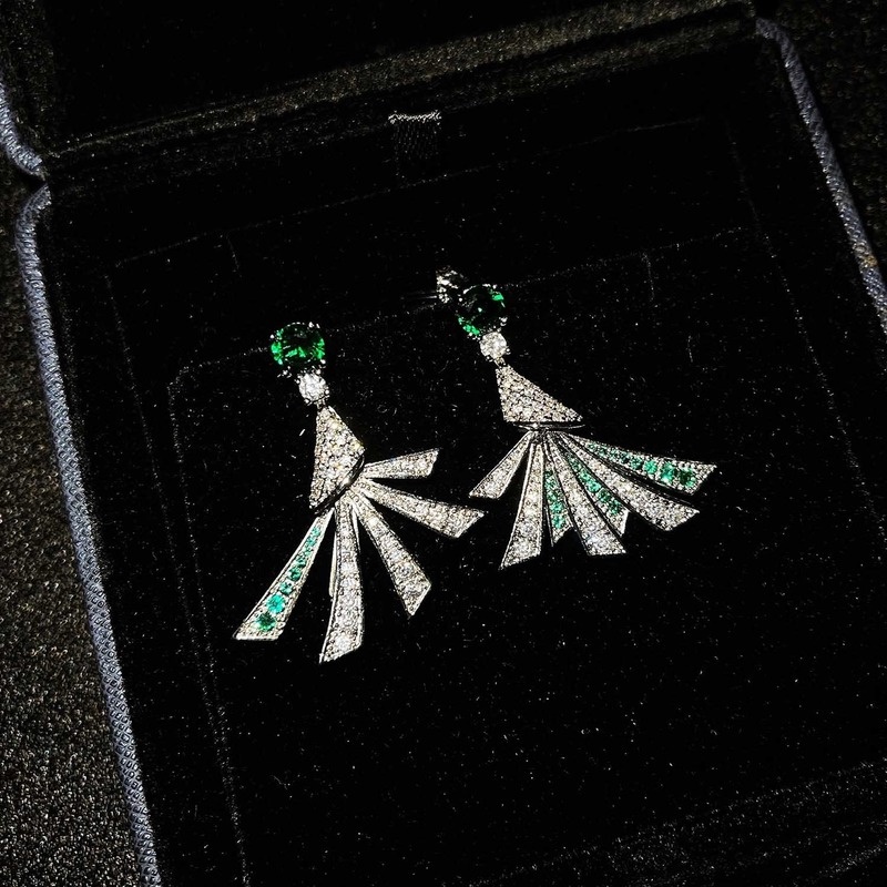 Anting Tusuk Sterling Silver 925 Desain Kerang Hijau Untuk Wanita