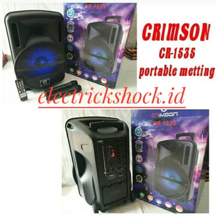 Speaker portable meeting crimson 15 inch original crimson cr 1535