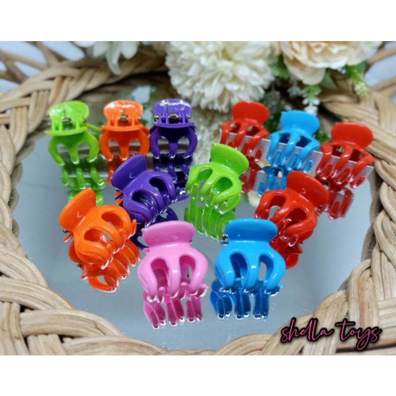 JEDAY RAMBUT MINI/JEPIT PONI 2CM ISI 12PCS