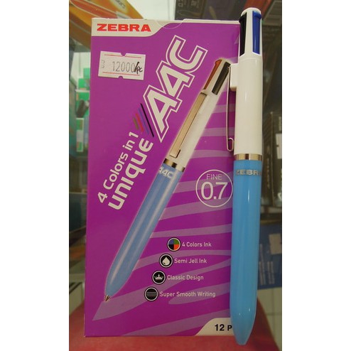 

Pulpen Zebra A4C 4 warna