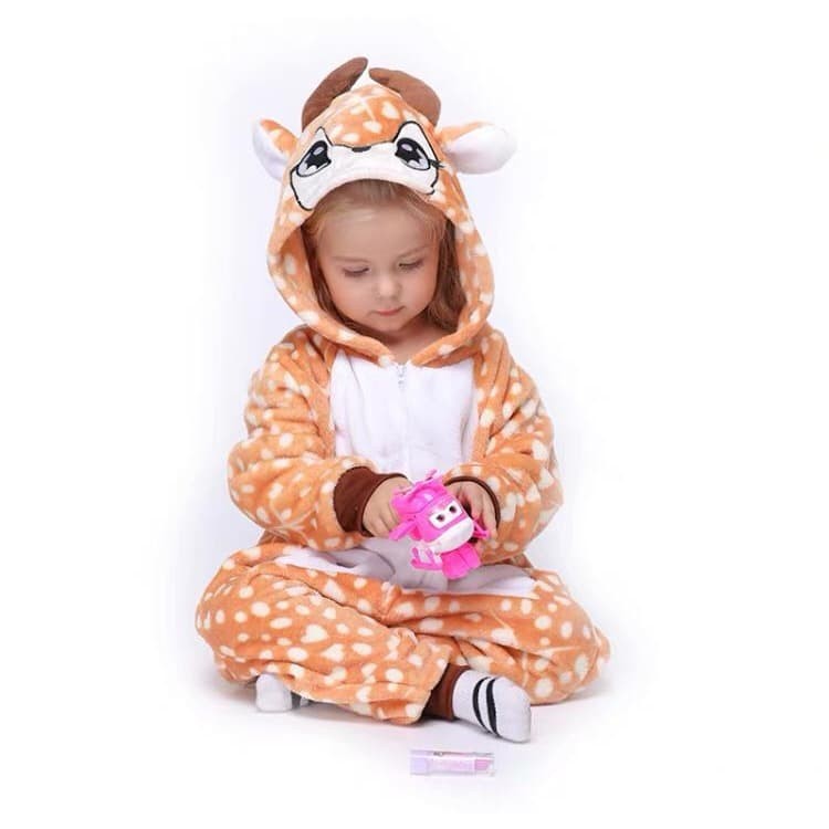 BAJU ONESIE BONEKA CHRISTMAS DEER RUSA XMAS DEWASA PIYAMA KOSTUM ANAK