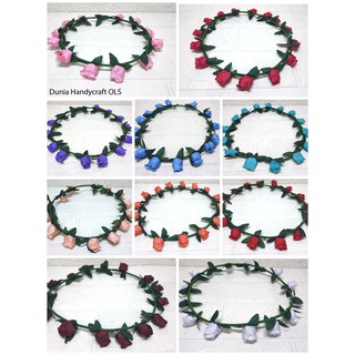 Flower Crown Bunga Mawar Kuncup Mahkota Bunga Shopee Flower Crown Bunga Mawar Kuncup Mahkota Bunga Shopee