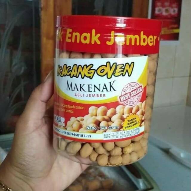 

Kacang oven mak enak