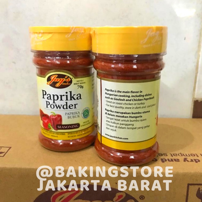 

Siap Kirim Jay'S Paprika Powder | Bubuk Paprika | Jays Paprika 70 Gr
